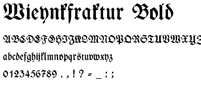 WieynkFraktur Bold font